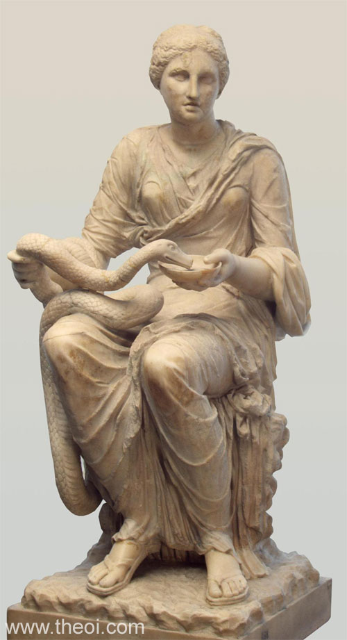 Hygeia | Greco-Roman marble statue C1st A.D. | State Hermitage Museum, Saint Petersburg