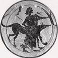 Thumbnail Hecate with Torches & Dog